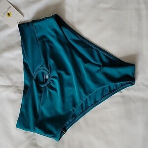Body Glove Women's Smoothies Woodstock High Waist Swim Bottom- Size M